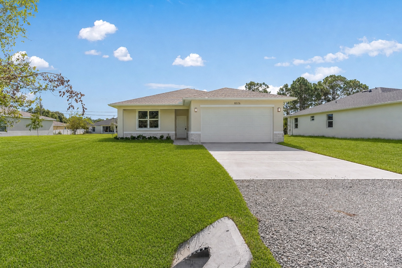 Representative exterior of the Osuna Homes rent-to-own model